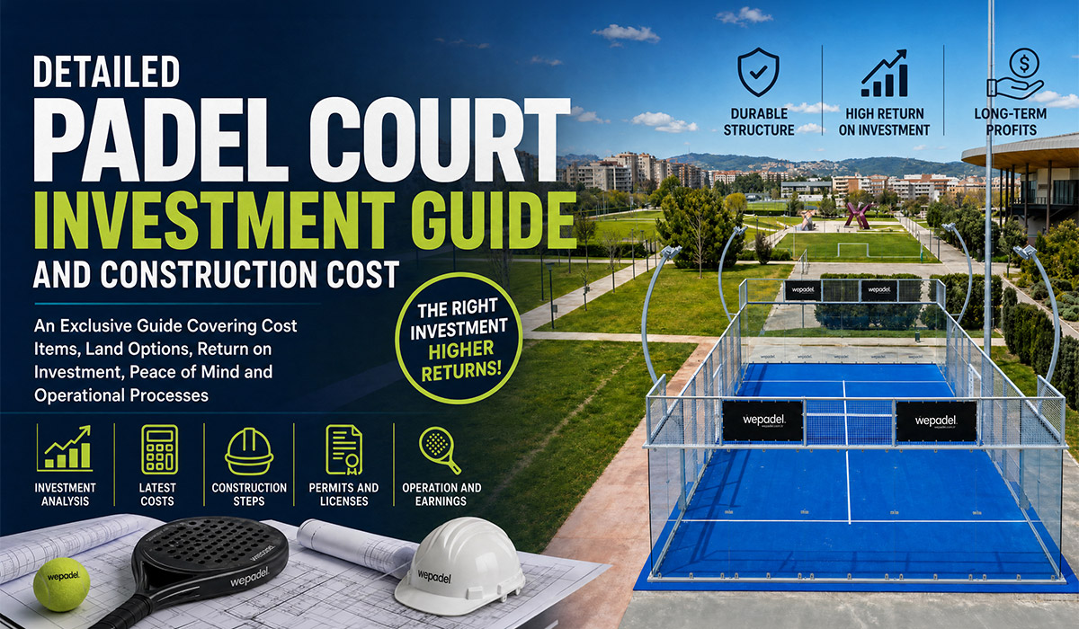 Detaylı Padel Kort Yatırım Rehberi ve Yapım Maliyeti